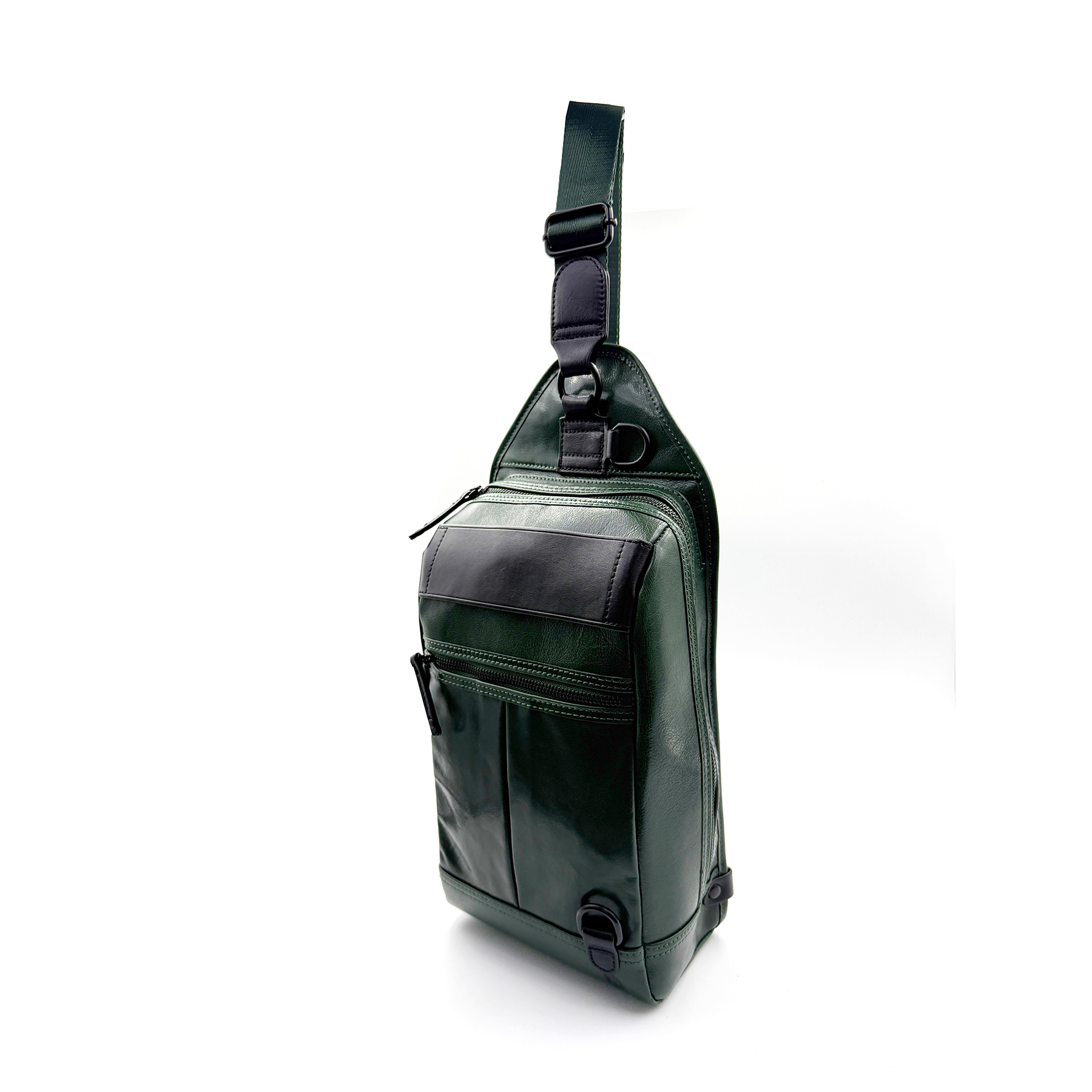 Leather Rucksack - Green