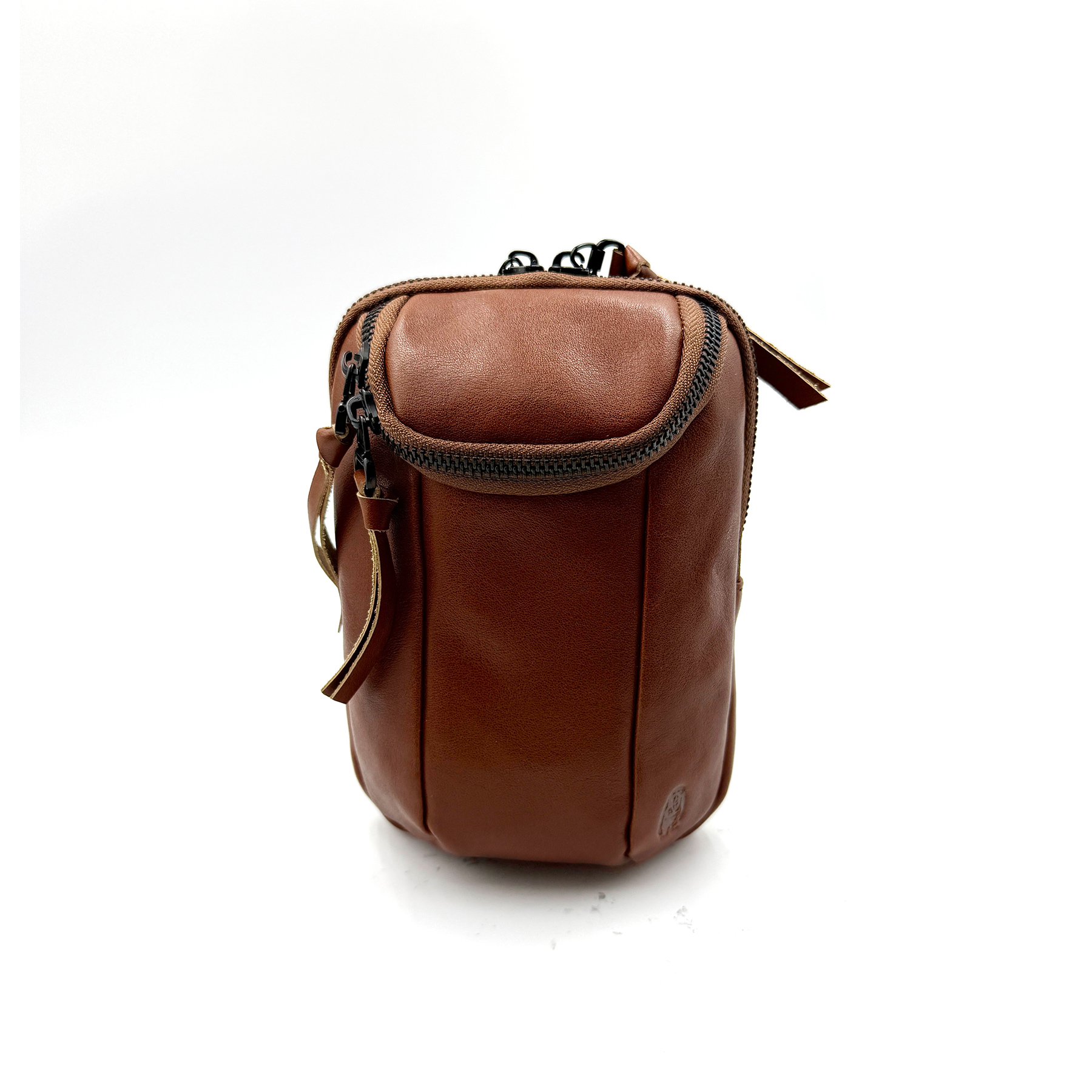Leather Waist Bag - Brown