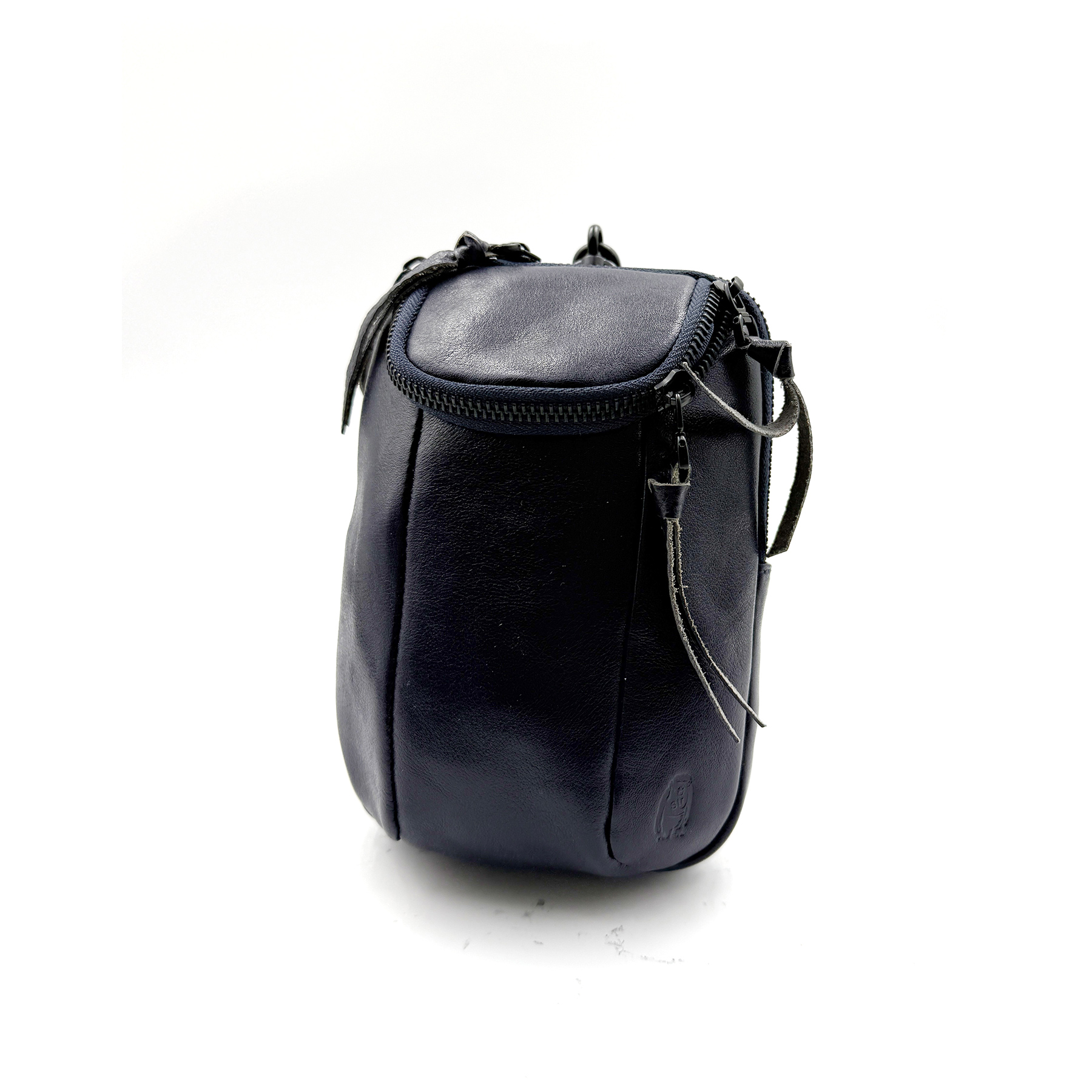 Leather Waist Bag - Black